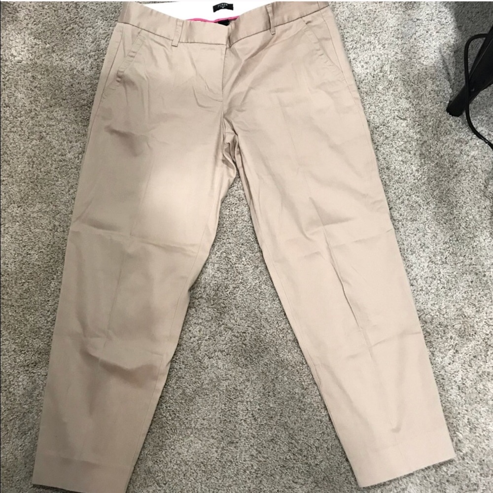 Jcrew city fit khaki Capri